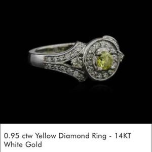 Yellow Diamond Ring
.60 ctw